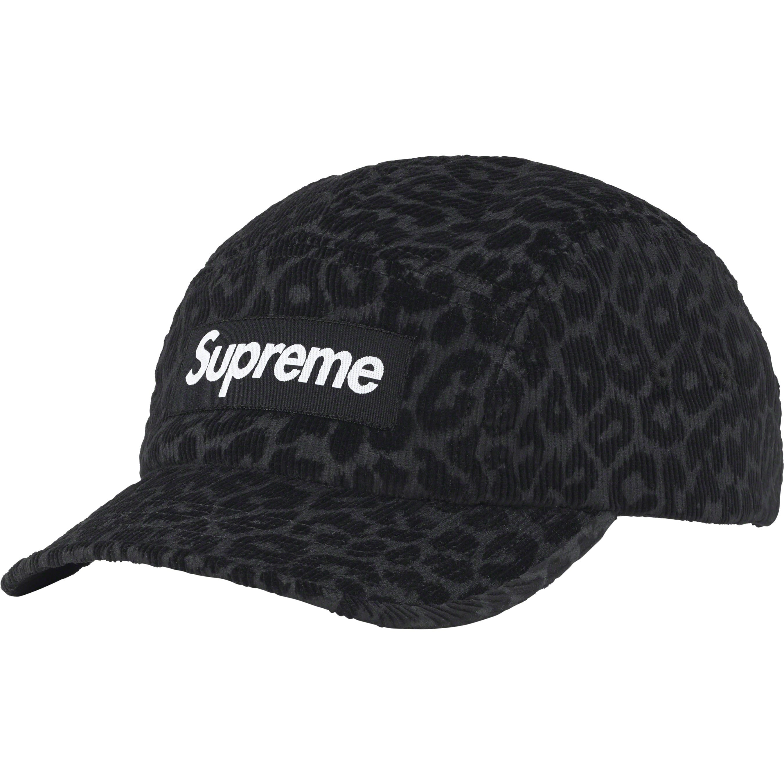 Leopard Corduroy Camp Cap view 2